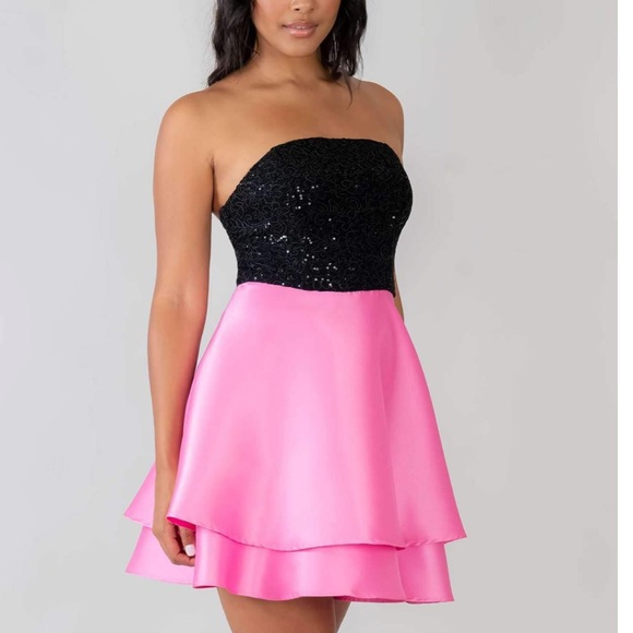 Xtraordinary Dresses & Skirts - 💕 Sequin Color-Block Dress [juniors]